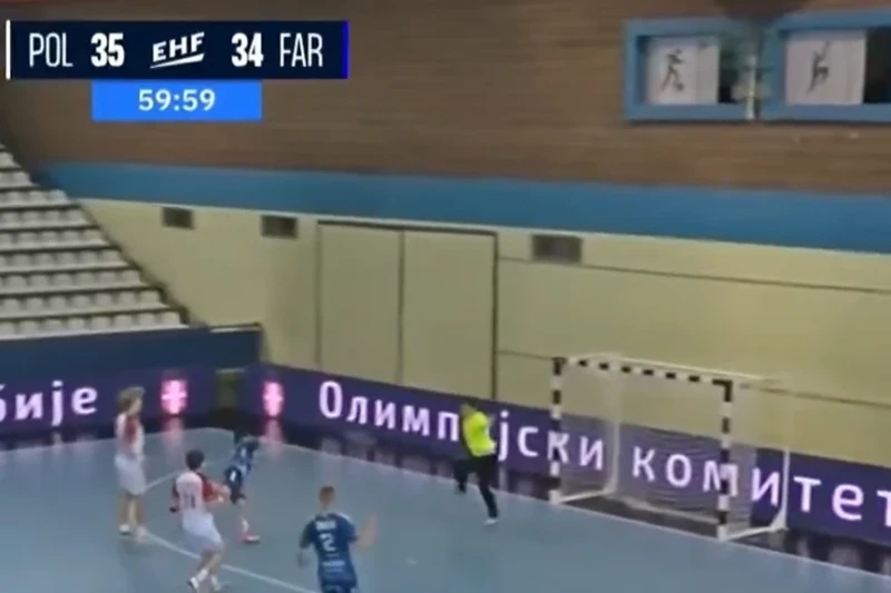 Farer adaları U-18 həndbolçuları Polşanı dramatik şəkildə məğlub edib
