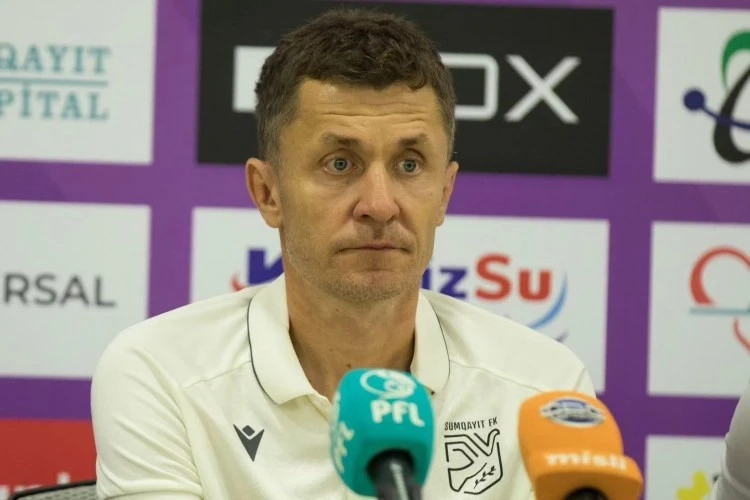 Sumgayit's head coach Saša Ilić spoke about the victory over Araz-Nakhchivan