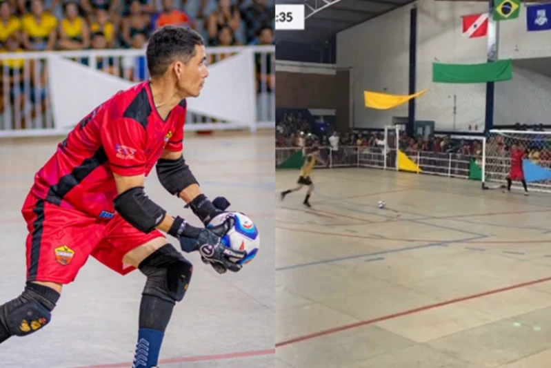 Brazilian futsal goalkeeper dies after saving penalty with his chest