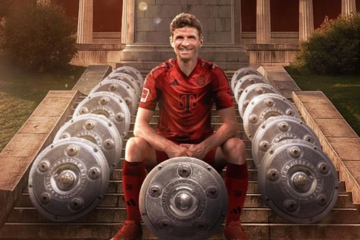 Tomas Müller karyerasında 35-ci titulunu qazandı
