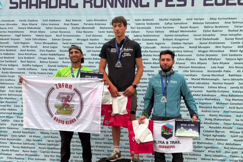Azərbaycan milli komandası “Shahdag Running Fest”də 8 medal qazanıb