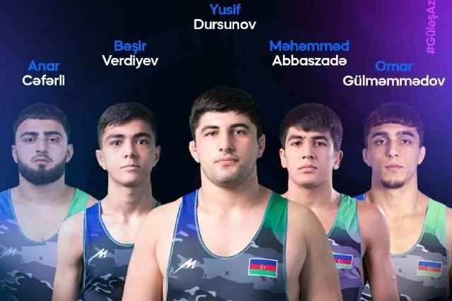Güləş üzrə U20 Avropa çempionatı: Azərbaycan güləşçilərindən bir gümüş və iki bürünc medal