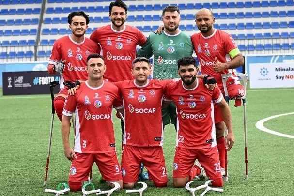 Azərbaycan amputant millisi Millətlər Liqasında Niderlandı məğlub etdi