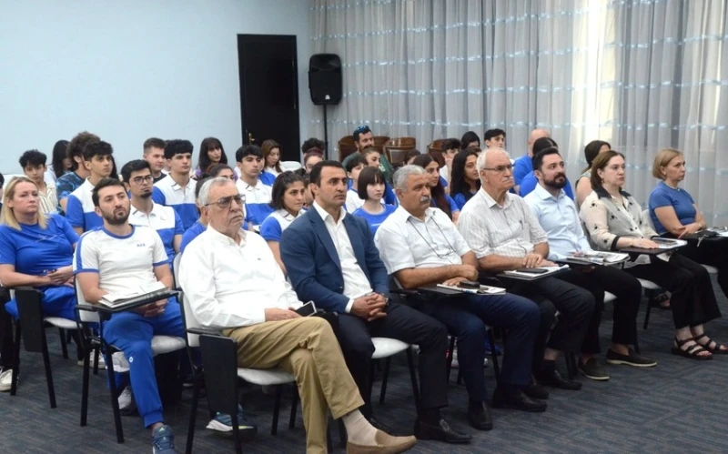 XVIII Avropa Gənclər Yay Olimpiya Festivalında iştirak edəcək idmançılarla görüş keçirilib
