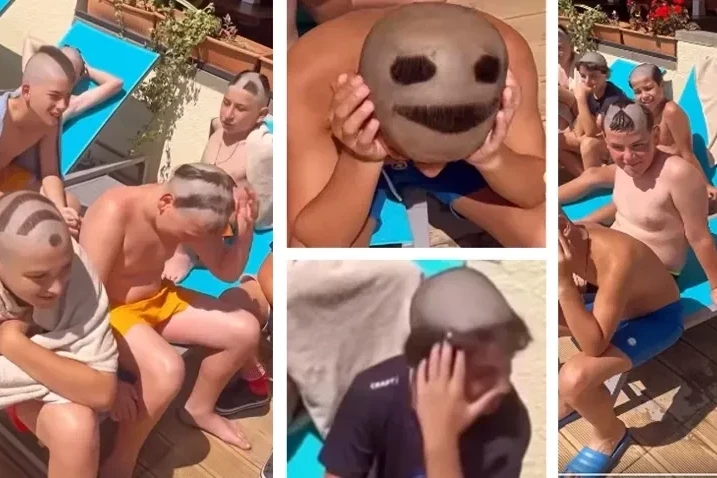 Funny haircuts of young rugby players of Lelo Saracens - THE REASON