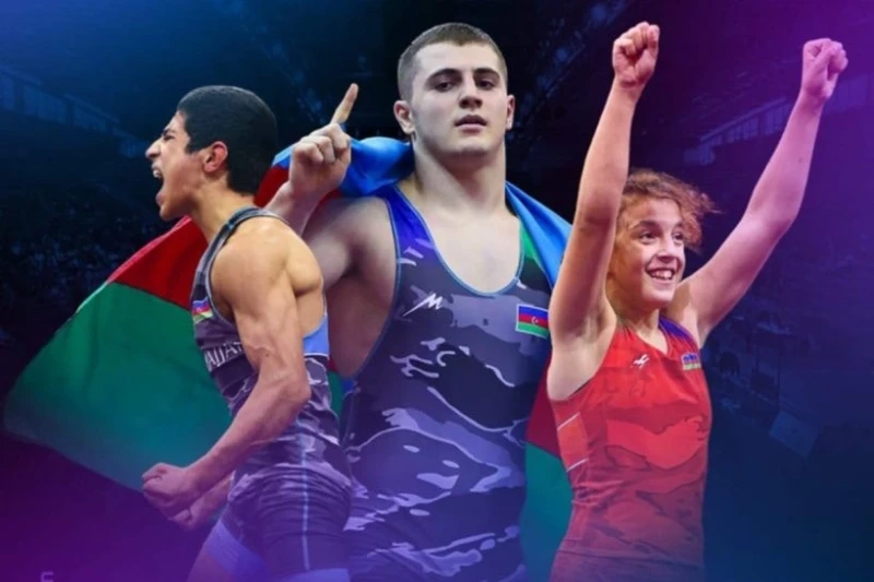 Объявлен список азербайджанских борцов, отправляющихся на чемпионат мира U-17