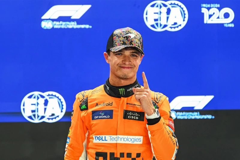 Lando Norris to start the race in Monaco from first place