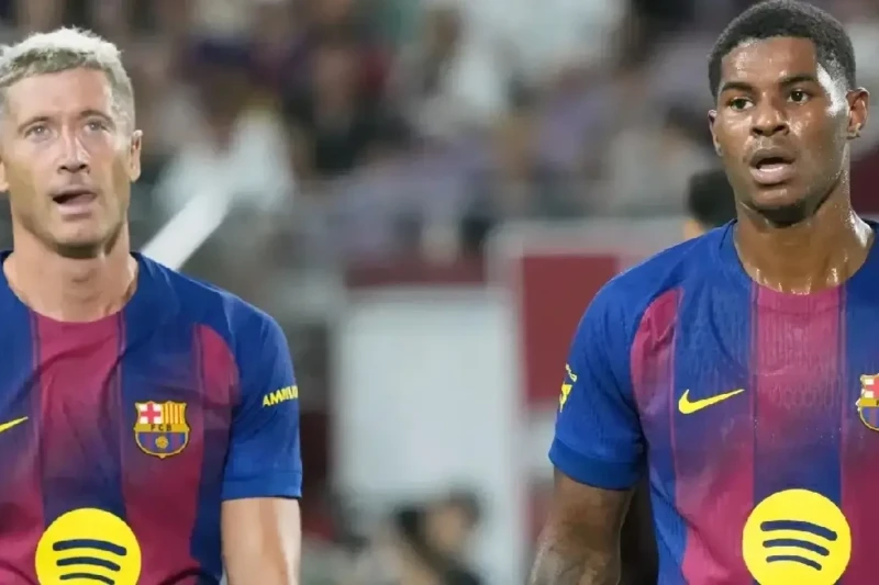 Lewandowski and Rashford's potential departure from Barcelona and the club's transfer plans