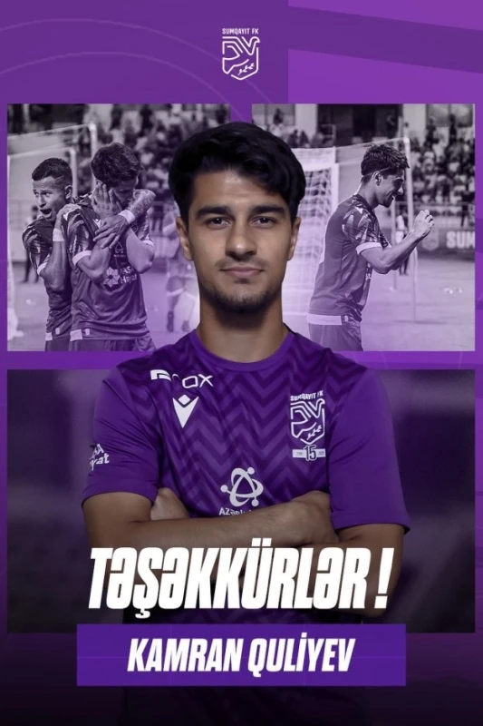 Sumqayıt Kamran Quliyevlə müqaviləyə xitam verdi - RƏSMİ
