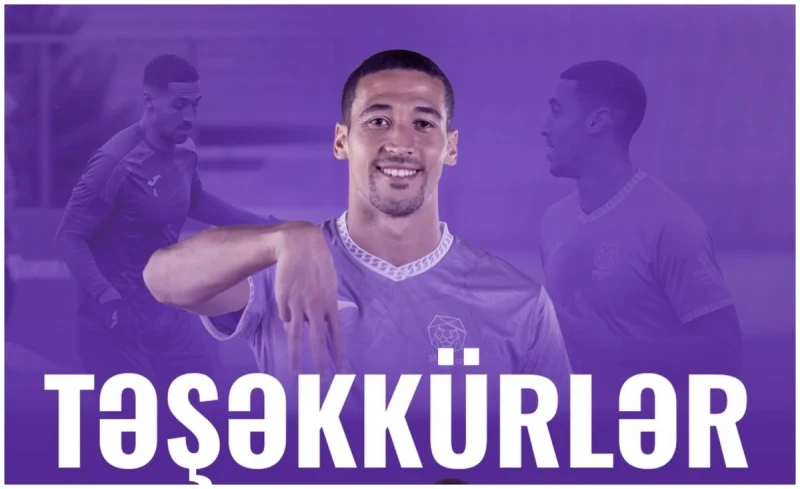 Şamaxı müqaviləsi başa çatan braziliyalı futbolçusu Sezar Enrike ilə yollarını ayırıb