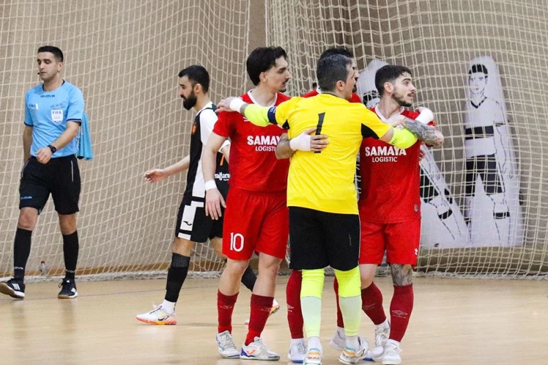 Futsal Süper Ligi'nde turun maçlarının çoğu ertelendi, sadece Araz-Nahçıvan kazandı