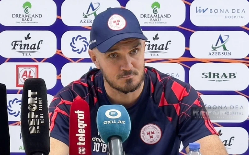 Shelbourne teknik direktörü, Karabağ maçında ilk yarıda gol yemek istemediklerini belirtti