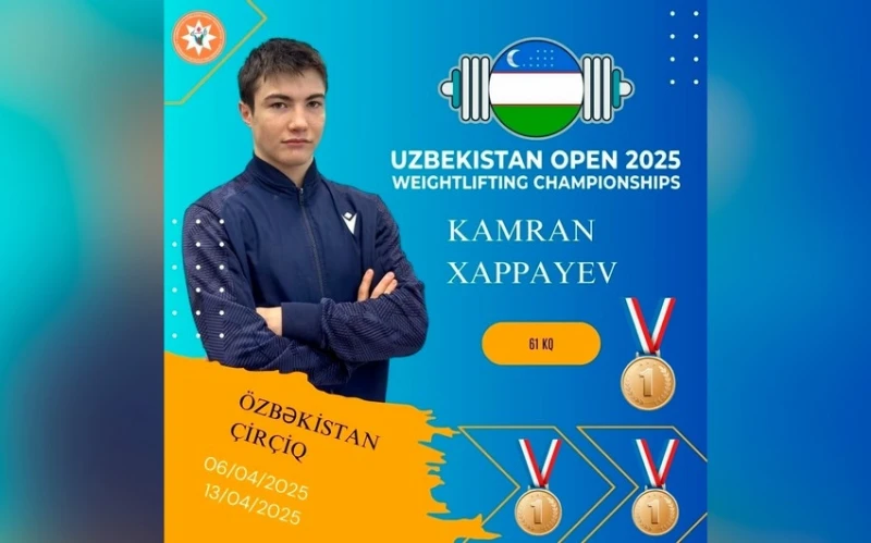 Azərbaycan ağırlıqqaldırma komandası “Uzbekistan Open” turnirində qələbə qazanıb