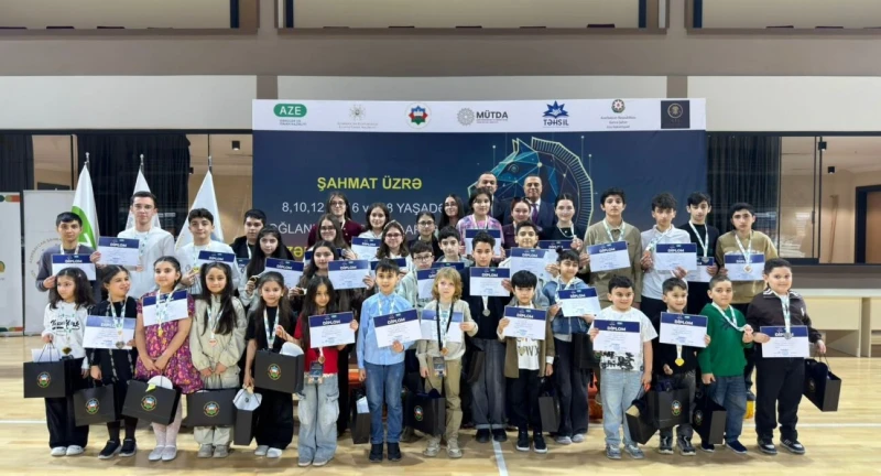 Şahmat üzrə ölkə çempionatına yekun vuruldu: Qaliblər müəyyən edildi