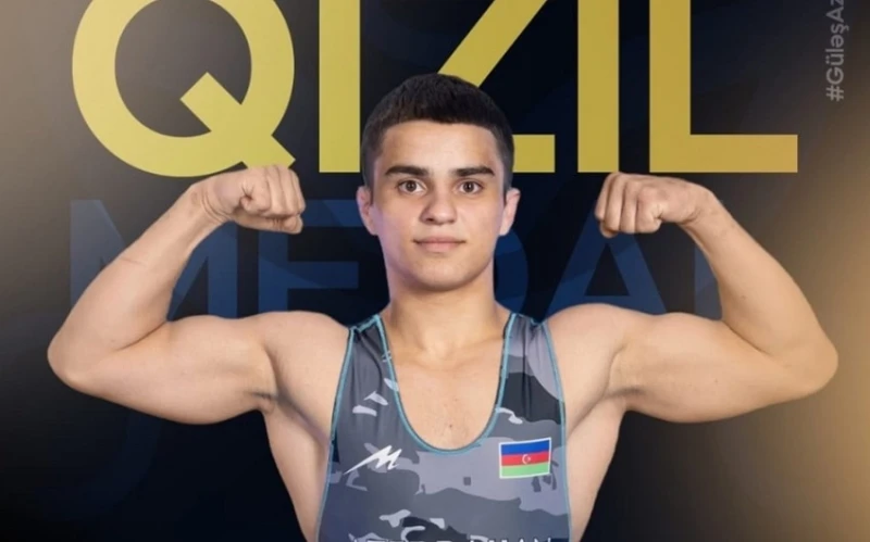 Ayhan Cavadov U20 Dünya Şampiyonasında altın madalya kazandı