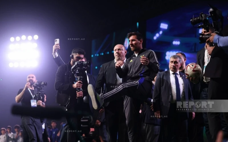Lionel Messi Bakıya səfəri ilə bağlı sosial şəbəkə hesabında paylaşım edib