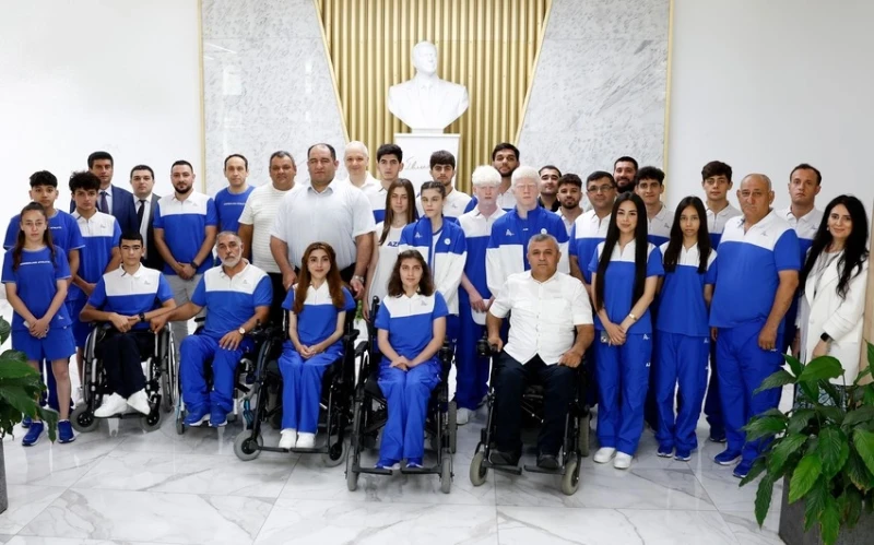 Avropa Gənclər Paralimpiya Oyunlarında Azərbaycanı təmsil edəcək idmançılarla görüş keçirilib