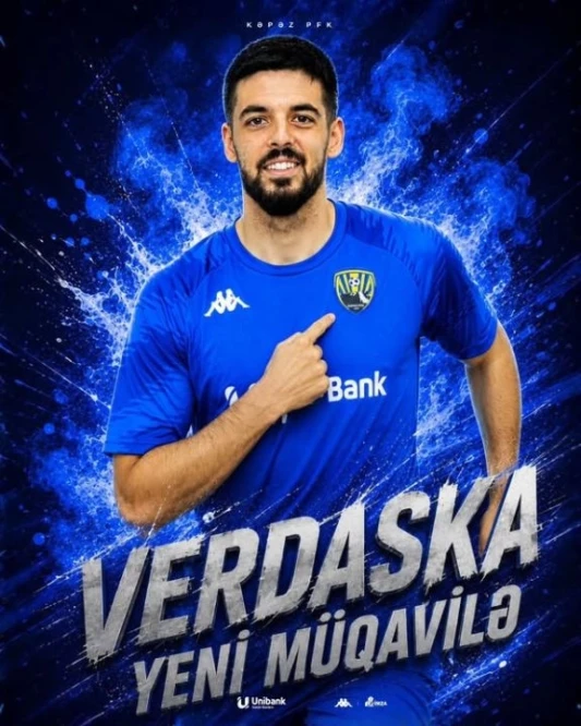 Kəpəz Dioqo Verdaska ilə müqaviləni 2 il uzadıb