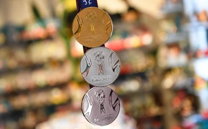 Bakıda dünya çempionatında hər mükafatçı üçün 25 medal hazırlanıb