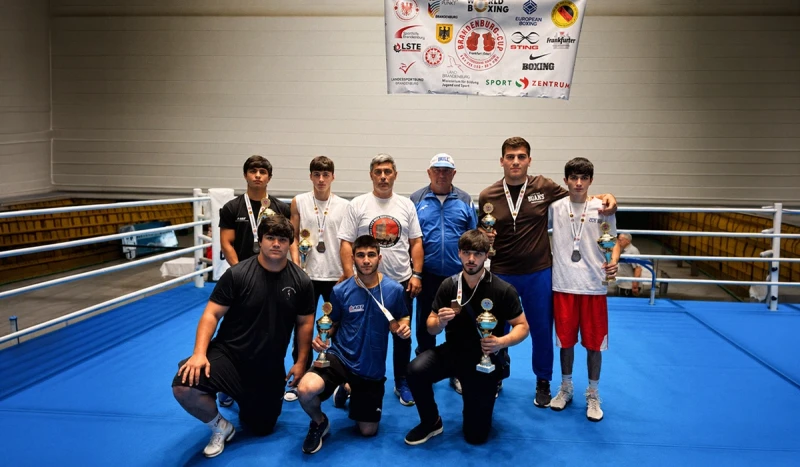 Azərbaycan gənclər boks milli komandası Almaniyanıń Frankfurt şəhərində 6 medal qazandı