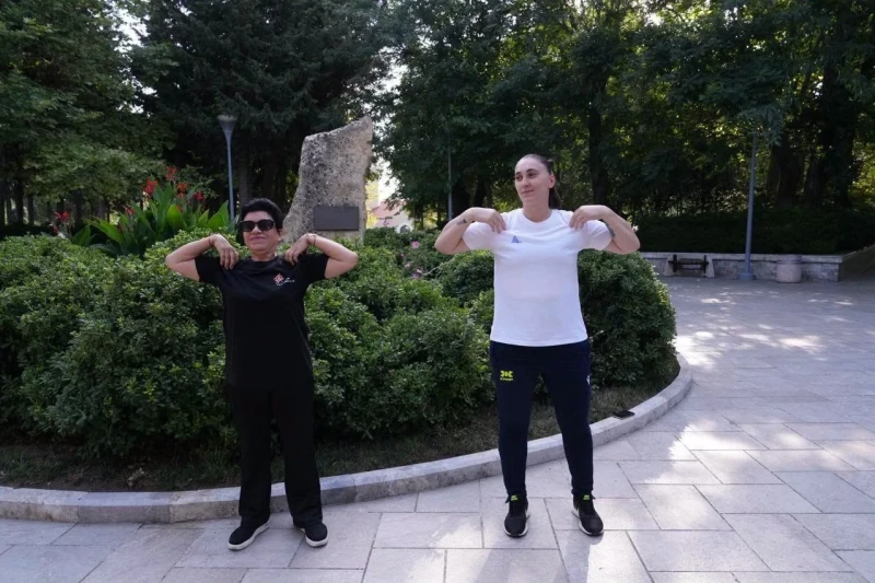 Səhər idmanı layihəsi Dədə Qorqud parkında taekvondo ilə davam edib