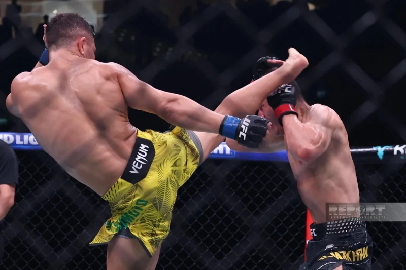 Özbəkistanlı idmançı UFC turnirində rusiyalı rəqibinə qalib gəlib