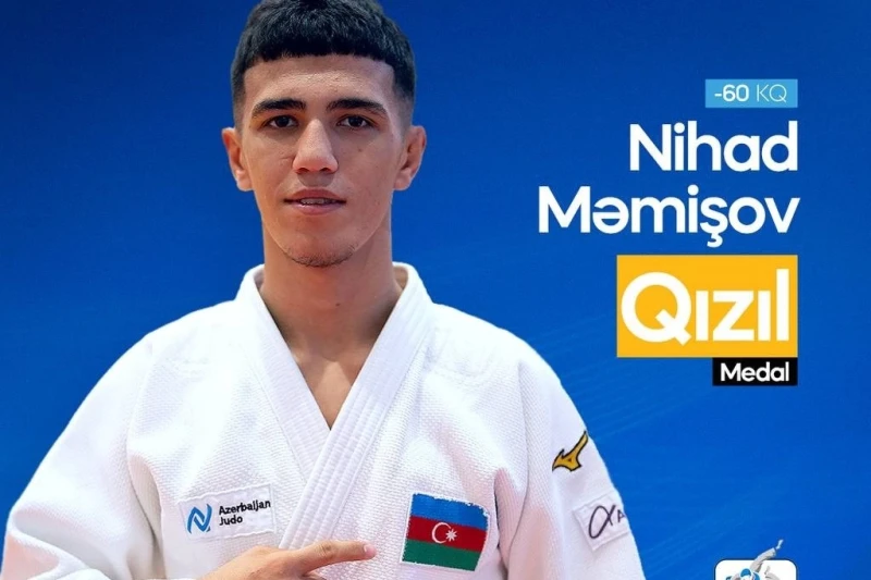 Nihad Mamishov became the European Junior Judo Champion