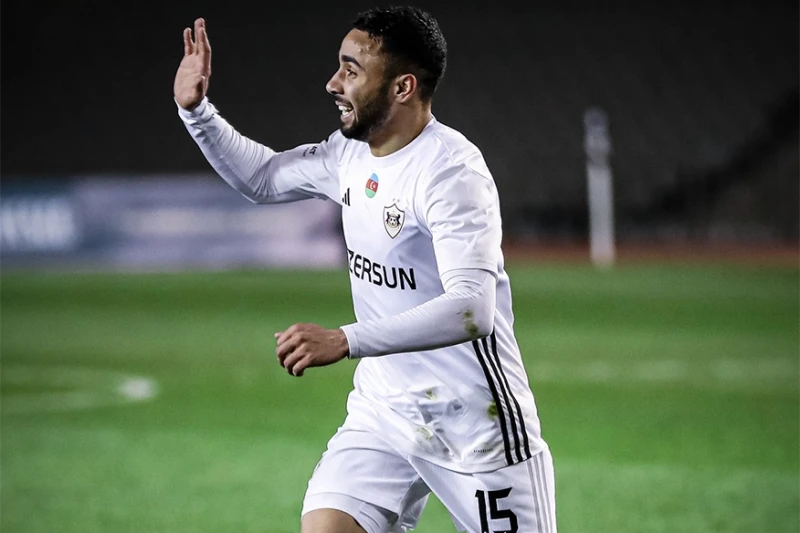 Leandro Andrade scores his 41st goal in Azerbaijani championships
