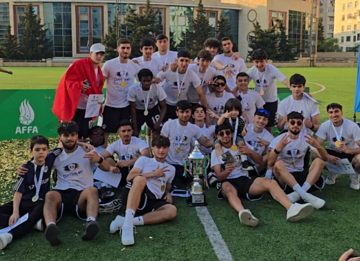 19 yaşadək Qarabağ komandası AFFA Gənclər Liqasının qalibi oldu
