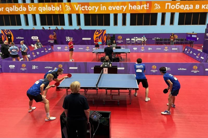 III MDB Oyunları: Stolüstü tennisçilərimizdən gümüş medal və digər mükafatlar