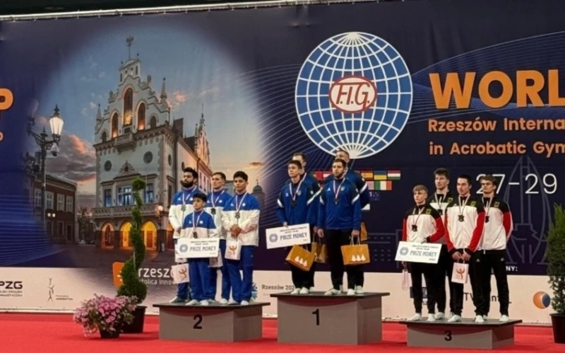 Azərbaycan akrobatları Polşa Dünya Kubokunda iki gümüş medal qazanıblar