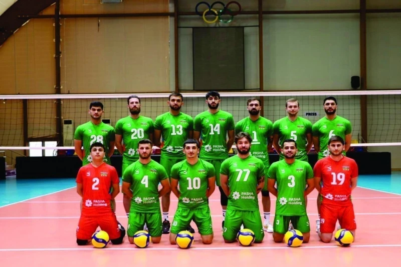 Azerbaijan men's national volleyball team squad announced for match against Belgium