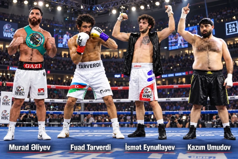 Dörd Azərbaycanlı boksçu noyabrın 7-də İstanbulda WBC kəmərləri uğrunda yarışıb