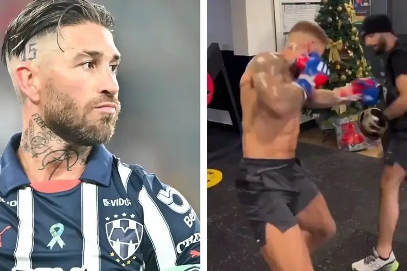 Serxio Ramosun boks məşqləri fiziki formasını qorumağa kömək edir - VİDEO