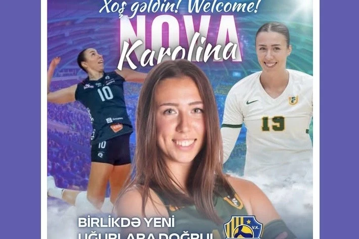 Gence, Çek Voleybolcu Karolina Nova ile Sözleşme İmzaladı