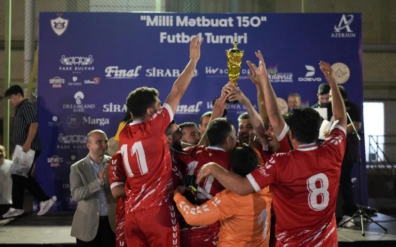 Internasional wins mini-football tournament dedicated to the 150th anniversary of National Press, organized by Qarabag
