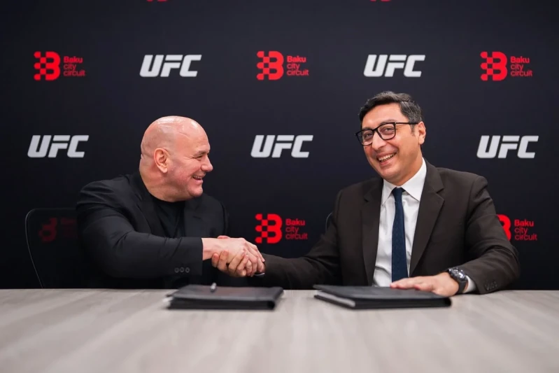 UFC və Azərbaycan arasında 2028-ci ilədək Bakıda Fight Night tədbirlərinin keçirilməsi üçün əməkdaşlıq müqaviləsi imzalanıb