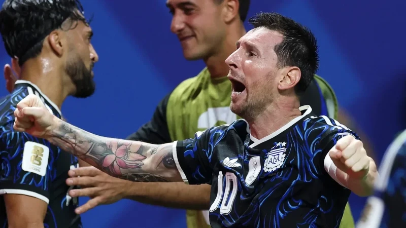 Lionel Messi İngiltərə - Argentina matçının ən yaxşı oyunçusu olub