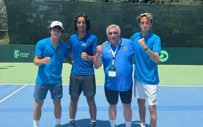 Azərbaycan tennis millisi Davis Cupda üçüncü qrupa yüksəlməklə uğur qazanıb