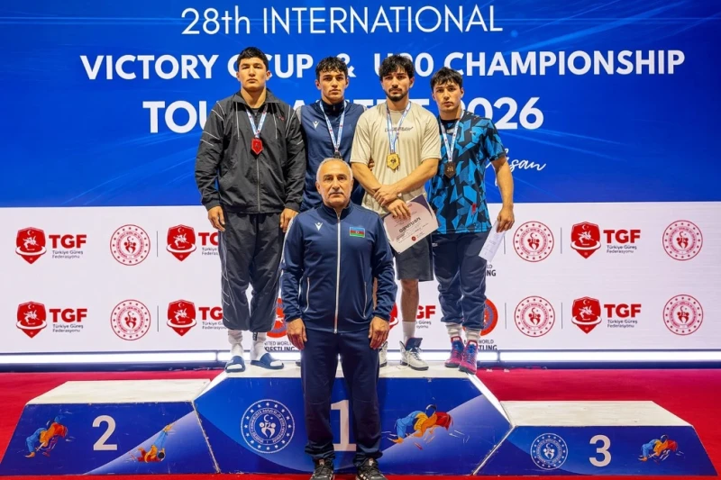 U20 Çempionlar Turnirində Azərbaycan Güləşçiləri 5 Medal Qazandı - FOTO