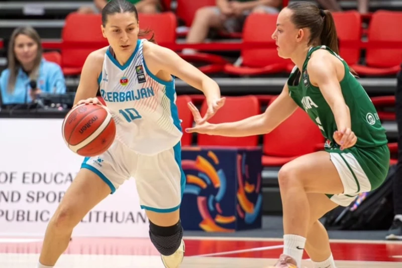 Azərbaycan U-18 qız basketbolçuları Litvaya uduzdu: Ardıcıl ikinci məğlubiyyət
