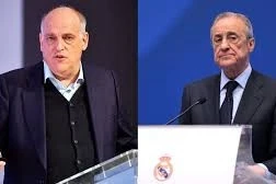 Javier Tebas accuses Florentino Perez of lying