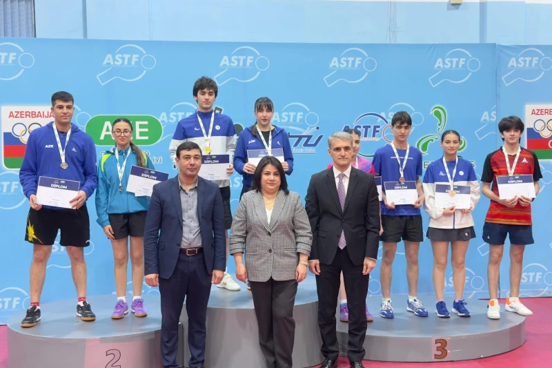 Stolüstü tennis üzrə Azərbaycan çempionatına yekun vurulub: qaliblər müəyyənləşib - FOTO