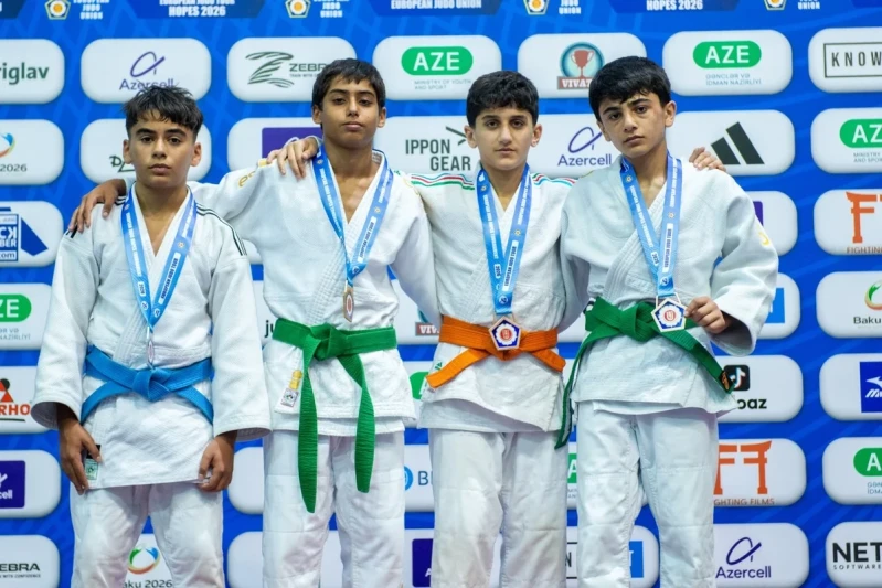 Avropa Cüdo Ümidləri Turnirində U-14 Yaş Kateqoriyası Qalibləri Müəyyənləşib