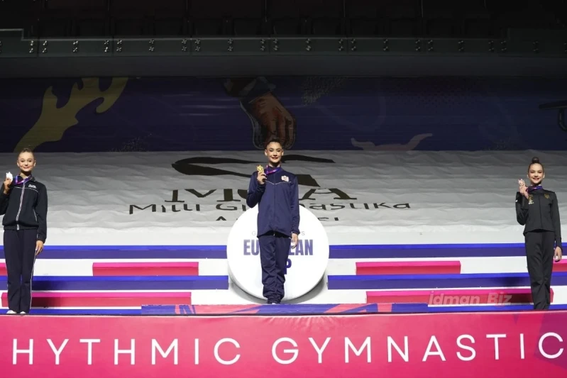 Bədii gimnastika üzrə Avropa kubokunda ilk yarış günü başa çatıb - YENİLƏNİB + FOTO/VİDEO