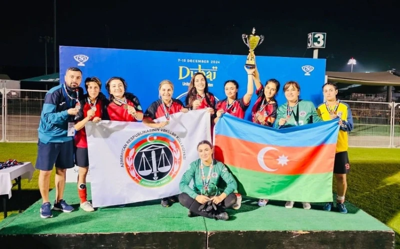 Azərbaycanın vəkillərdən ibarət komandası beynəlxalq turnirdə gümüş medal əldə edib