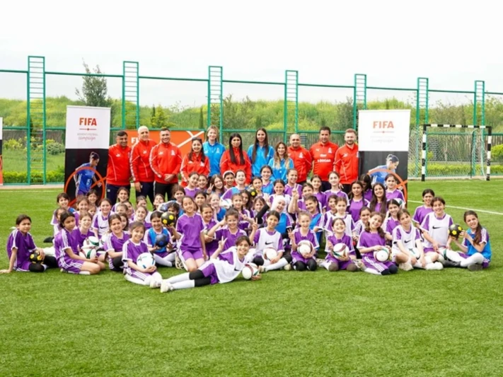 Füzulidə 8-10 yaşlı qızlar üçün FIFA-nın dəstəyi ilə futbol festivalı keçirilib