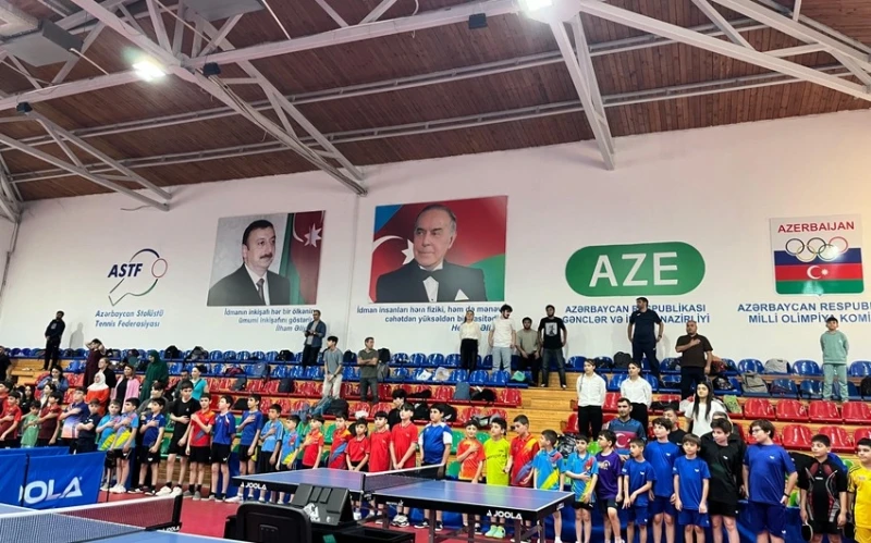 Bakü'de Masa Tenisi Azerbaycan Şampiyonası Başladı