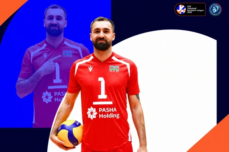 Vüqar Bayramov Azərbaycan milli voleybol komandasının kapitanı təyin edilib