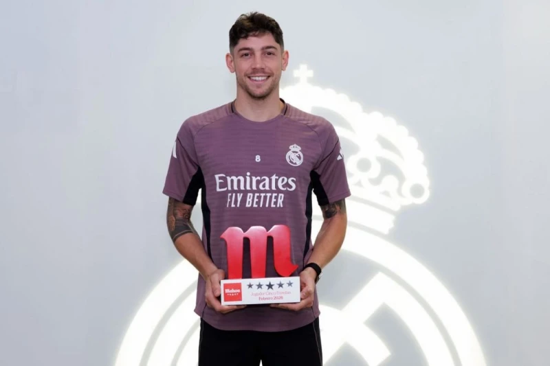 Federiko Valverde Real Madriddə fevral ayının ən yaxşı oyunçusu seçildi